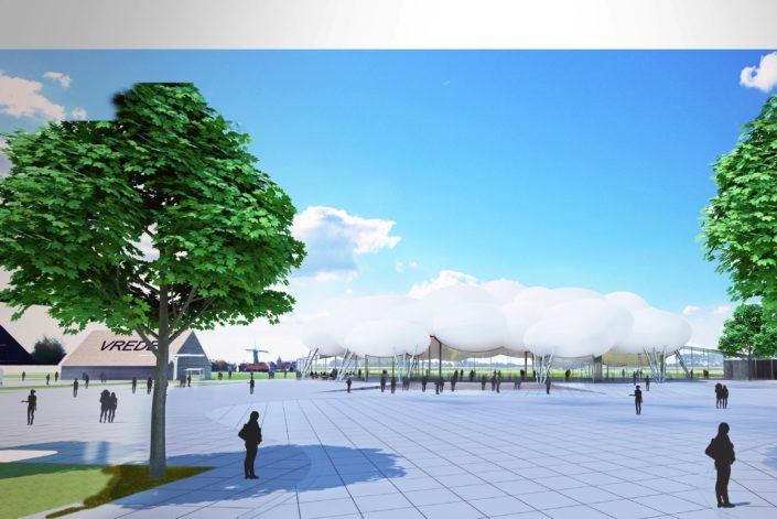 Centraal entreegebouw voor Zaanse Schans; architect Wilfried van Winden WAM WOW design group