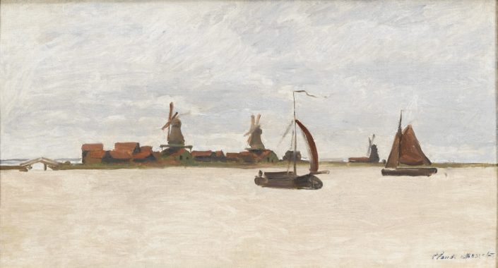 Zaans Museum Claude Monet, De Voorzaan en de Westerhem, 1871 Zaans Museum Claude Monet, De Voorzaan en de Westerhem, 1871