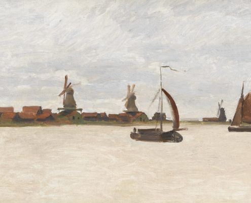 Zaans Museum Claude Monet, De Voorzaan en de Westerhem, 1871