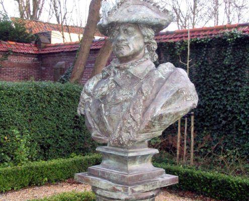 Czaar Peterhuisje borstbeeld tsaar Peter