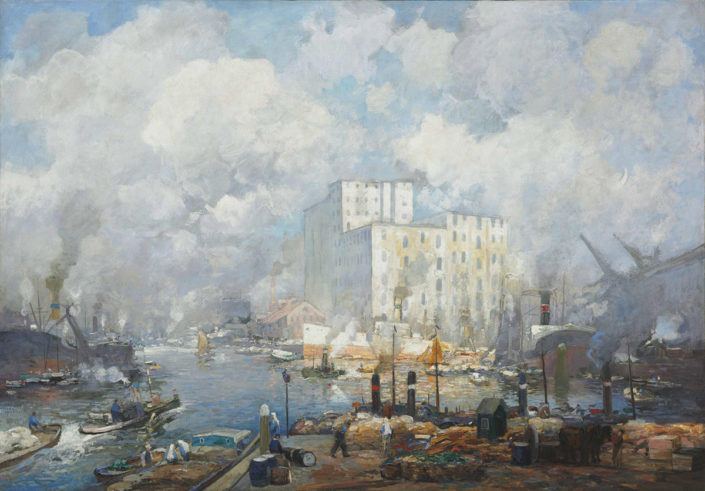 Herman Heijenbrock – Fabriek aan de Zaan – collectie Museum Helmond Herman Heijenbrock - Fabriek aan de Zaan
