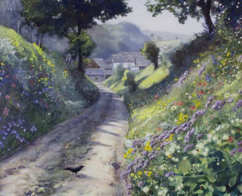 Aquarel uit Waar Wij Wonen Verkadealbum