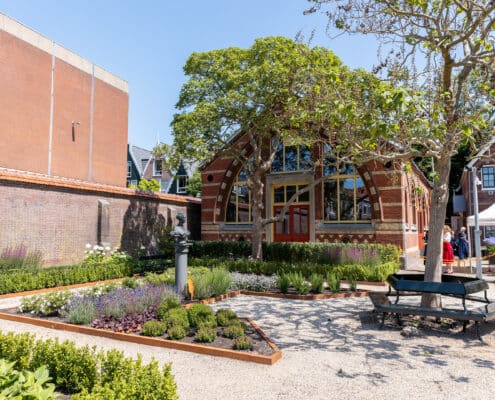 De tuin van het Czaar Peterhuisje