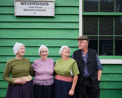 Vrijwilligers van het Wevershuis